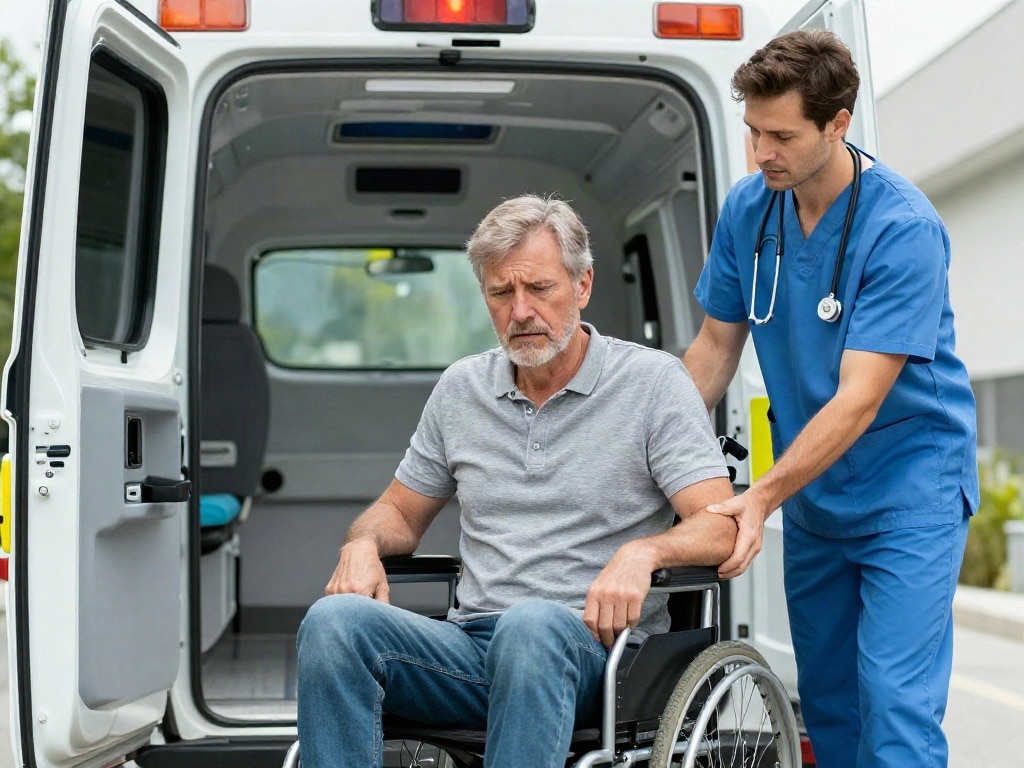Krankentransport oder Krankenfahrt