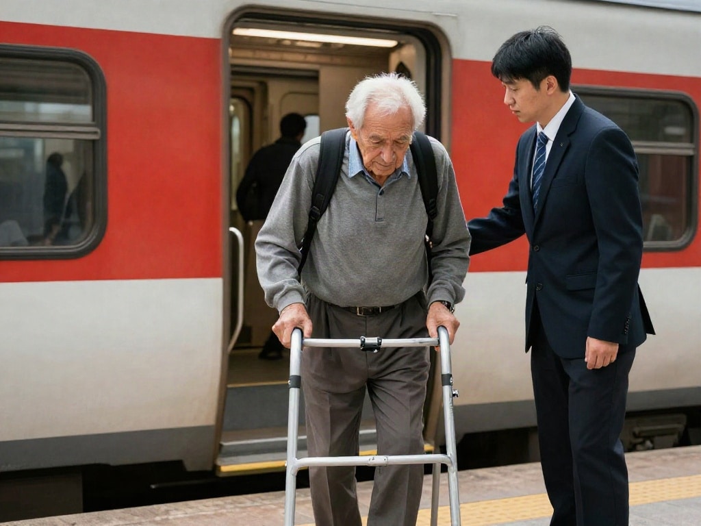 Reisen mit Rollator
