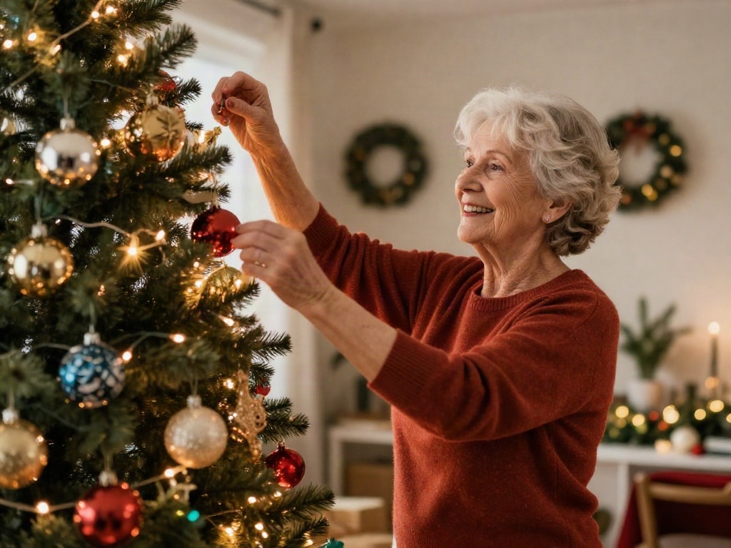 Weihnachten allein Senioren